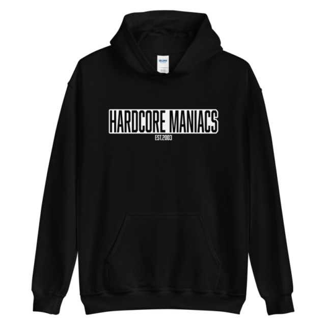 Hardcore Maniacs Basics - Unisex Hoodie Black