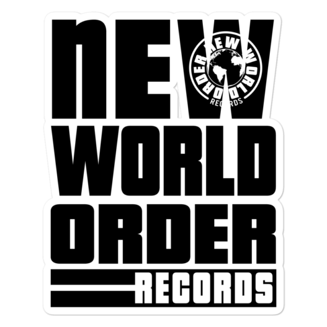 NWO New World Order Records sticker