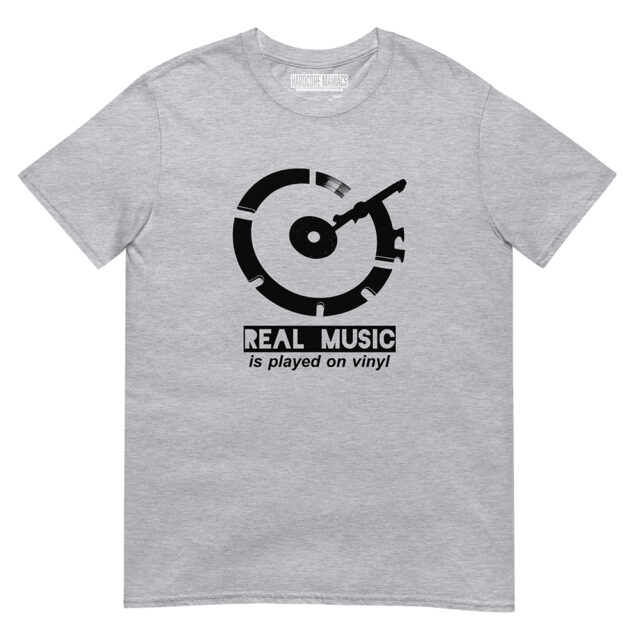 Real Music is played on Vinyl