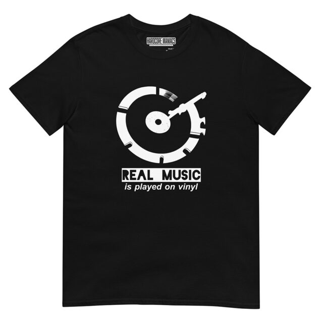Real Music is played on Vinyl (black)