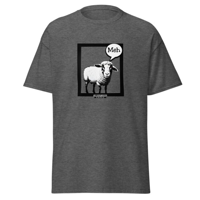 "Meh" Sheep Tee - Embrace Your Quirky Side