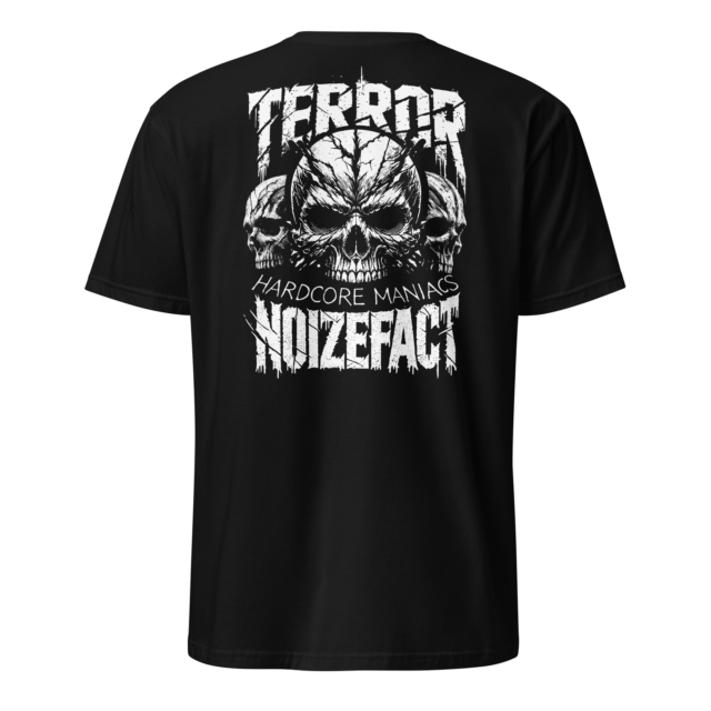 Hardcore Maniacs Resident DJ Noizefact Skull T-Shirt
