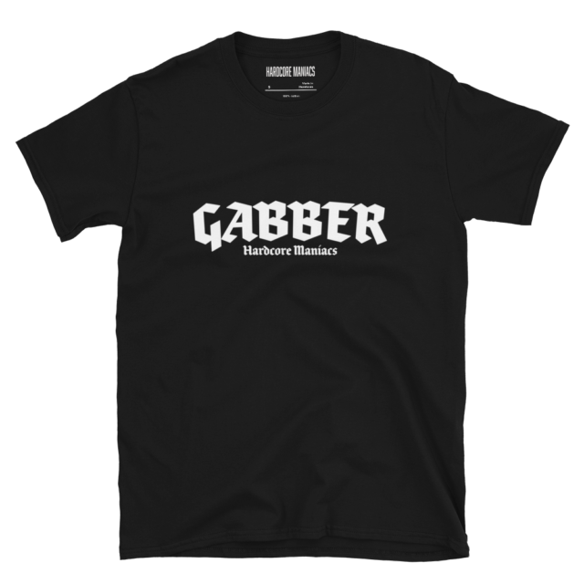 Gabber by Hardcore Maniacs - Basic T-Shirt (Black)