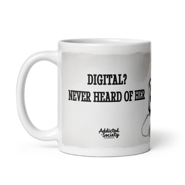 Digital? Never Heard of Her - DJ Vinyl Mug - Afbeelding 2