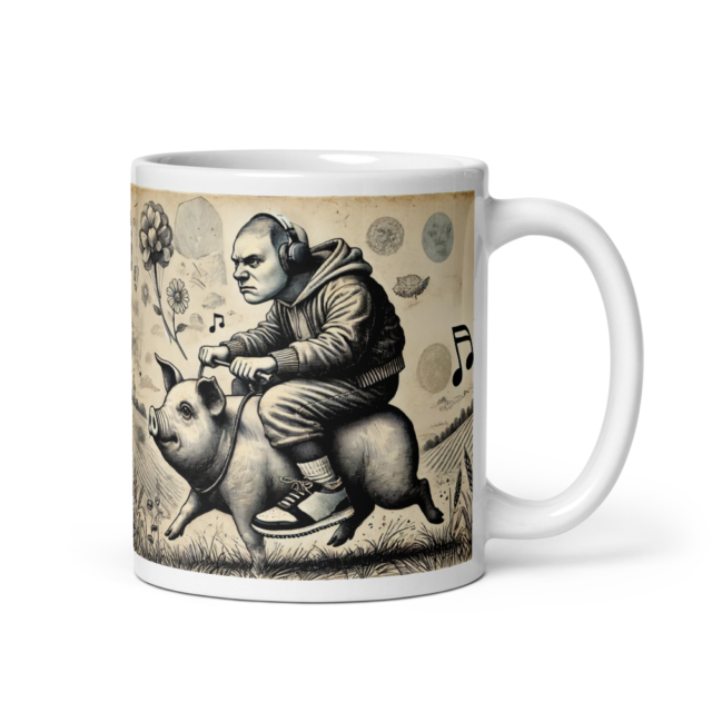 Weird & Proud - Pig Ride Mug