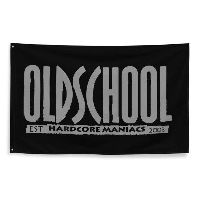 Oldschool Hardcore Maniacs Flag