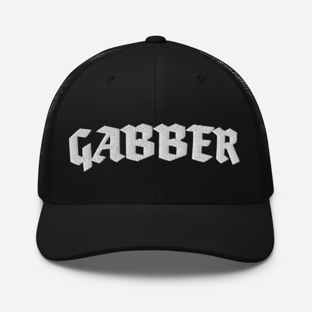 Gabber Trucker Cap - Black