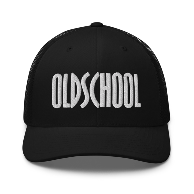 Oldschool Trucker Cap - Black
