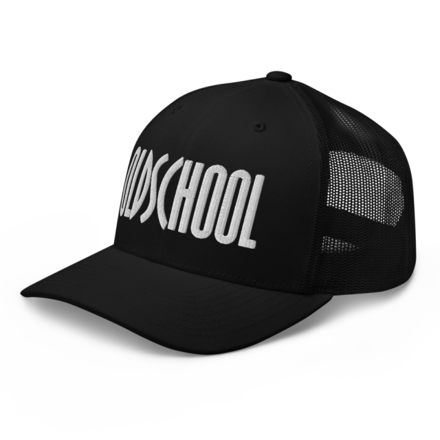 Oldschool Trucker Cap - Black - Afbeelding 2