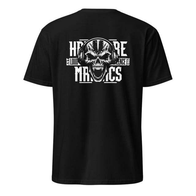 Hardcore Maniacs Skull T-Shirt - Black - Afbeelding 2