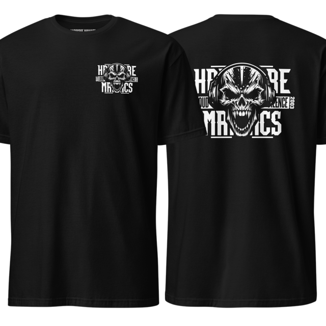 Hardcore Maniacs Skull T-Shirt - Black