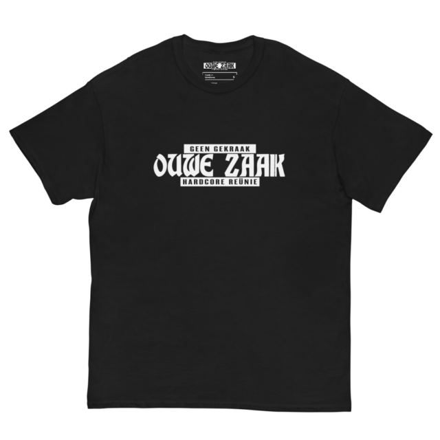 Ouwe Zaak Hardcore Reünie Limited Edition Black Basic T-Shirt