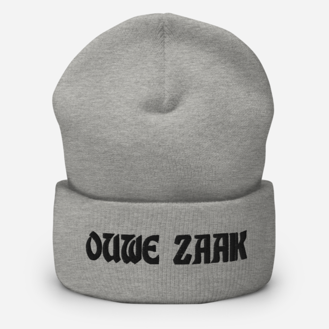 Ouwe Zaak Hardcore Reünie Limited Edition Grey Beanie
