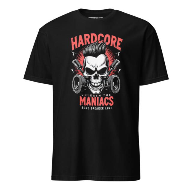 Hardcore Maniacs Rockabilly Skull Tee