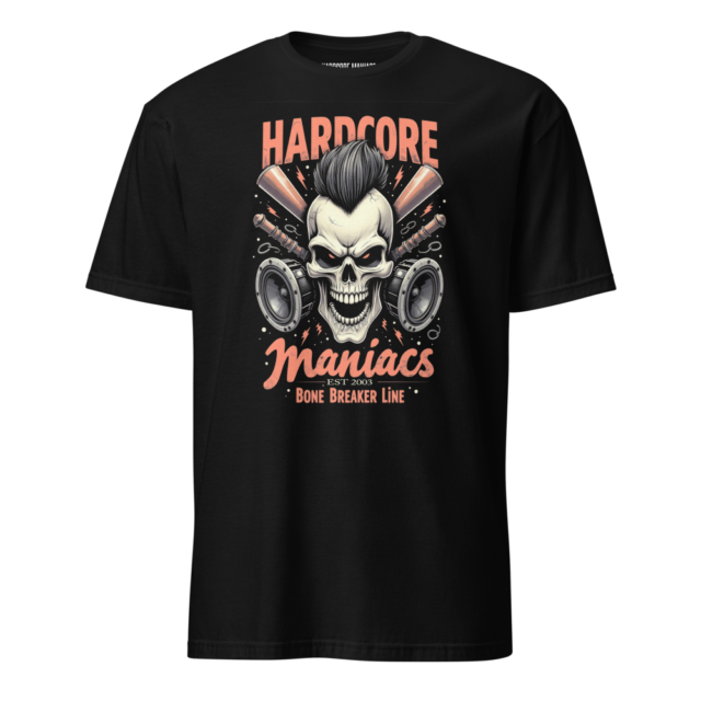 Hardcore Maniacs Vintage Skull Tee