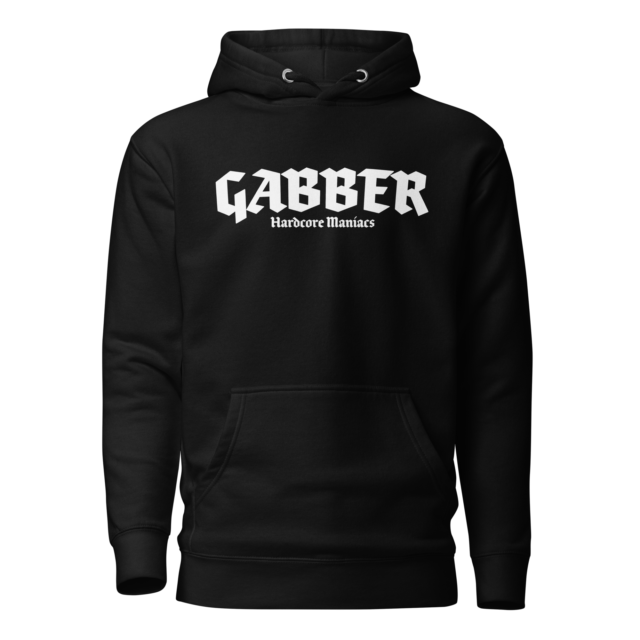Hardcore Maniacs "Gabber" Hoodie - Black