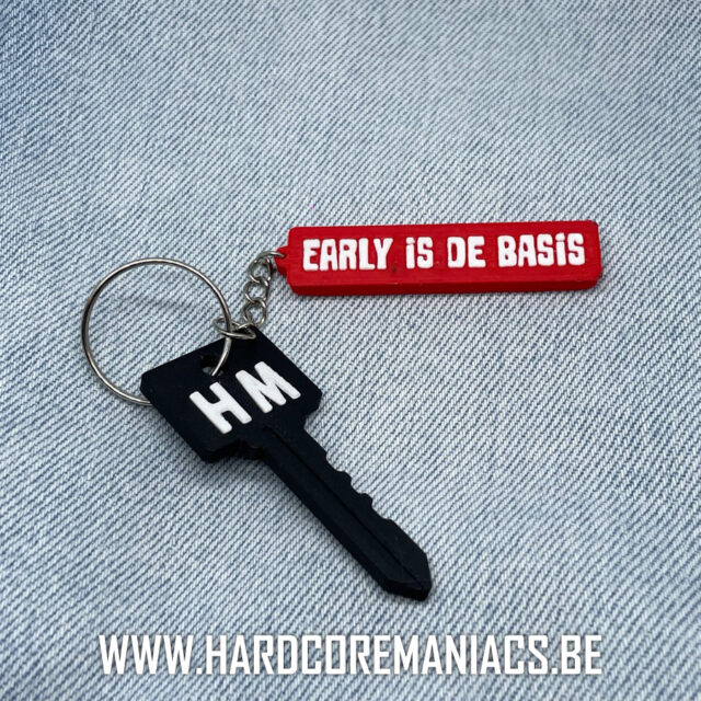 Keychain 'Early is de basis Lang'