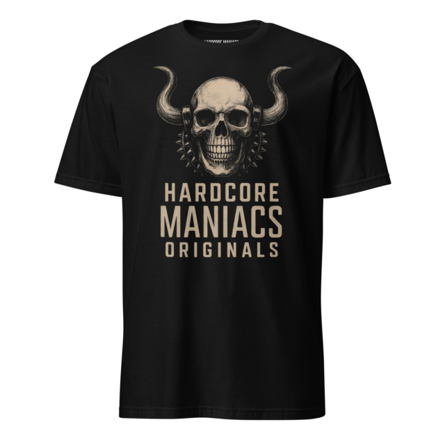 Hardcore Maniacs Originals – Horned Skull Edition T-Shirt