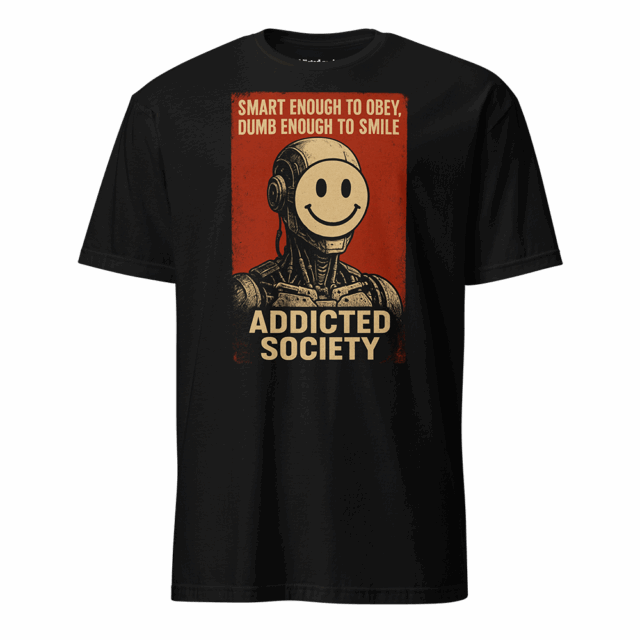 Obey & Smile Tee | Addicted Society T-Shirt