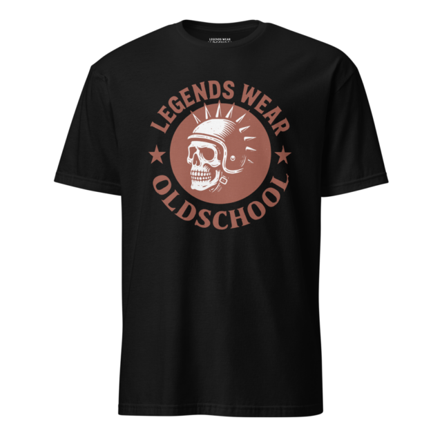 Oldschool Skull Tee – Blackout Edition