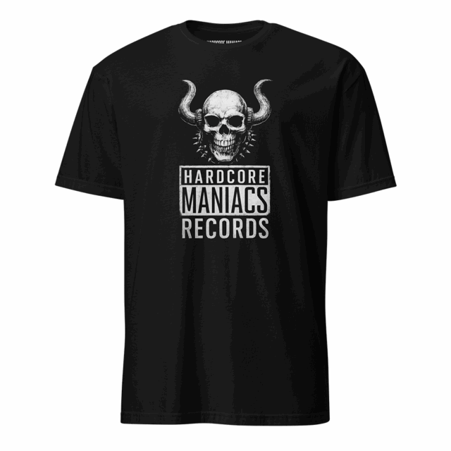 Hardcore Maniacs Records T-Shirt – Black Edition