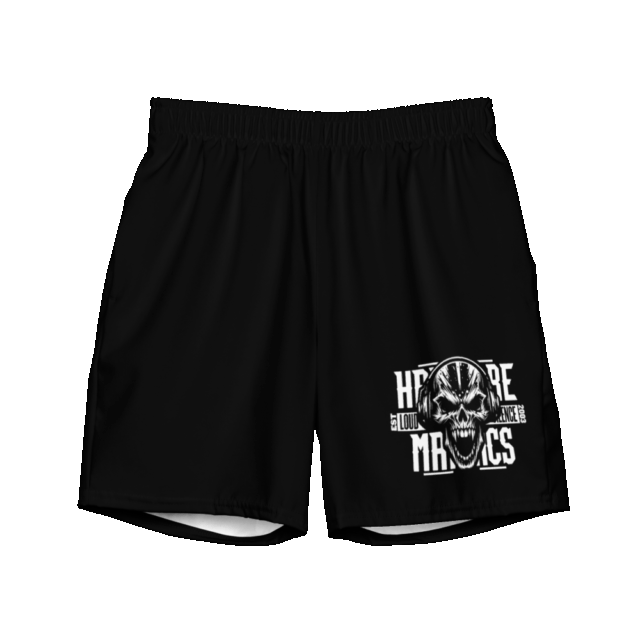 Hardcore Maniacs Swim Shorts – Scream Skull Edition