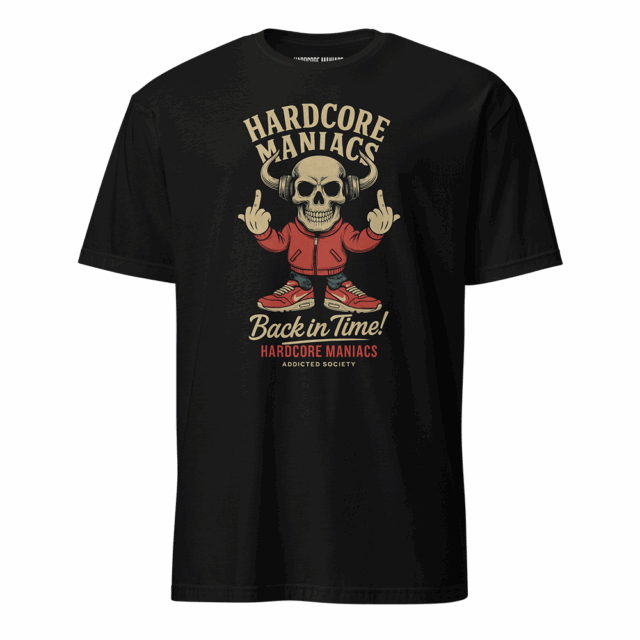 Hardcore Maniacs x Addicted Society “Back in Time!” Collab Tee