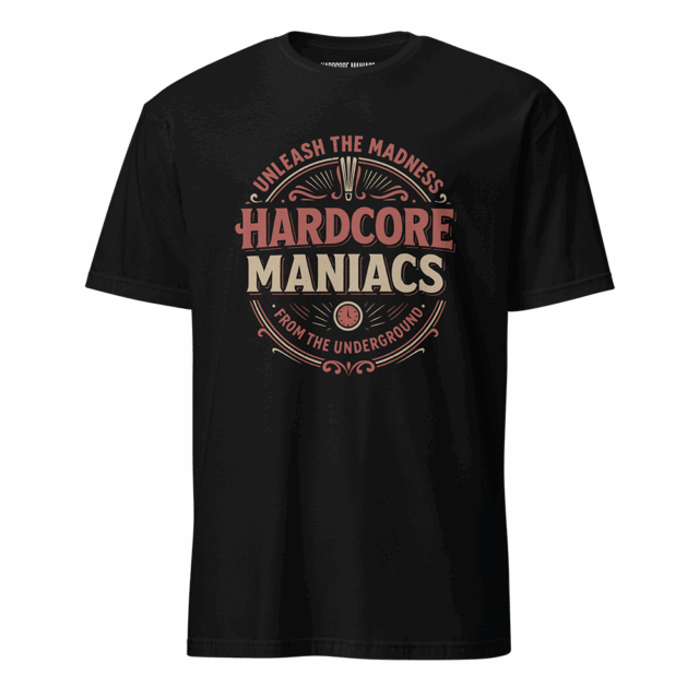 Hardcore Maniacs “Unleash the Madness” T-shirt
