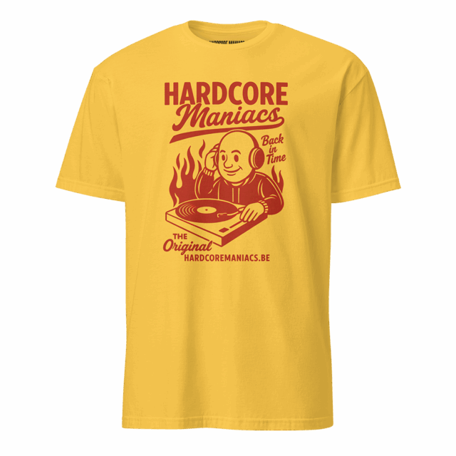 Back in Time DJ T-shirt – Daisy Yellow