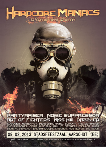 Hardcore Maniacs flyer