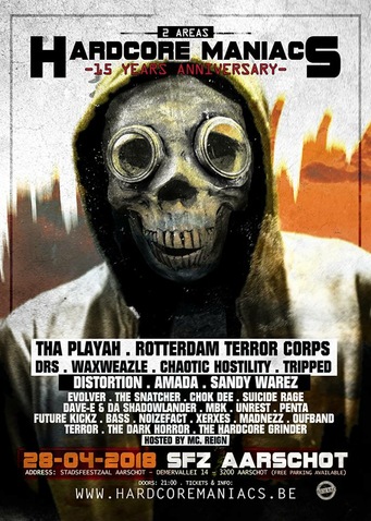 Hardcore Maniacs flyer