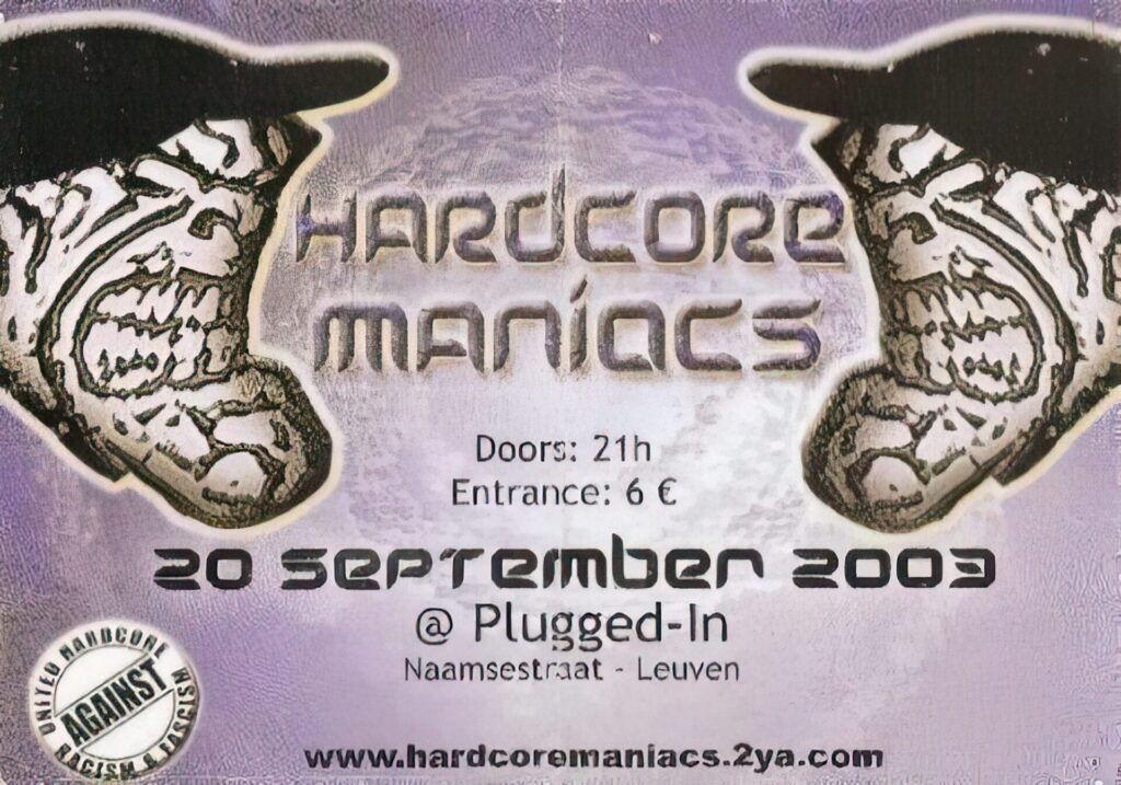 Hardcore Maniacs flyer