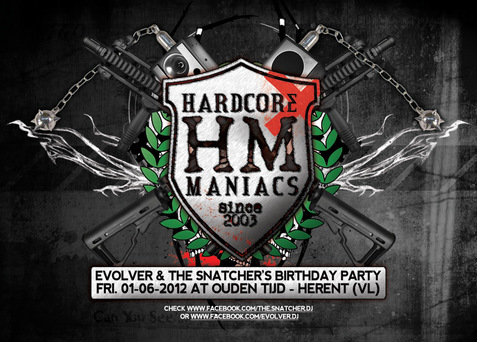Hardcore Maniacs flyer