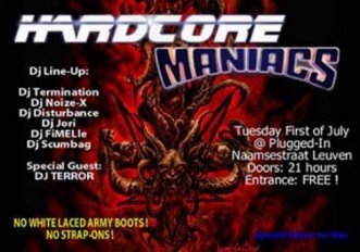 Hardcore Maniacs flyer