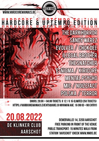 Hardcore Maniacs flyer