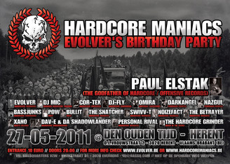 Hardcore Maniacs flyer