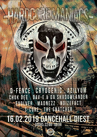 Hardcore Maniacs flyer