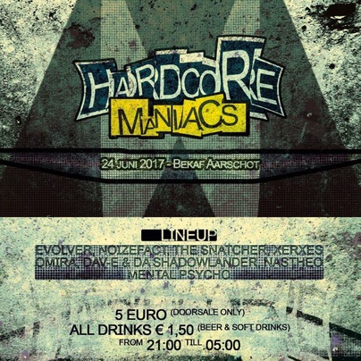 Hardcore Maniacs flyer