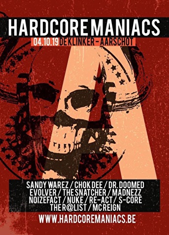 Hardcore Maniacs flyer