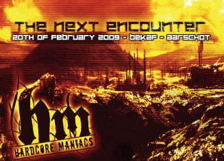 Hardcore maniacs flyer