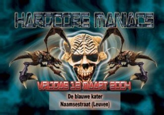 Hardcore maniacs flyer
