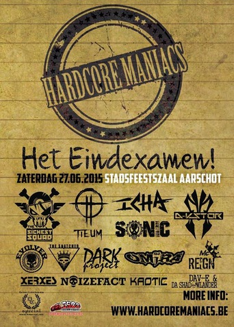 Hardcore Maniacs flyer