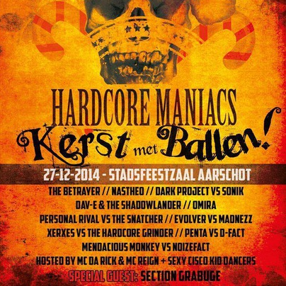 Hardcore Maniacs flyer