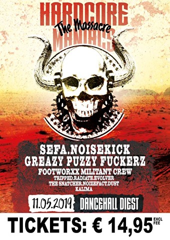 Hardcore Maniacs flyer