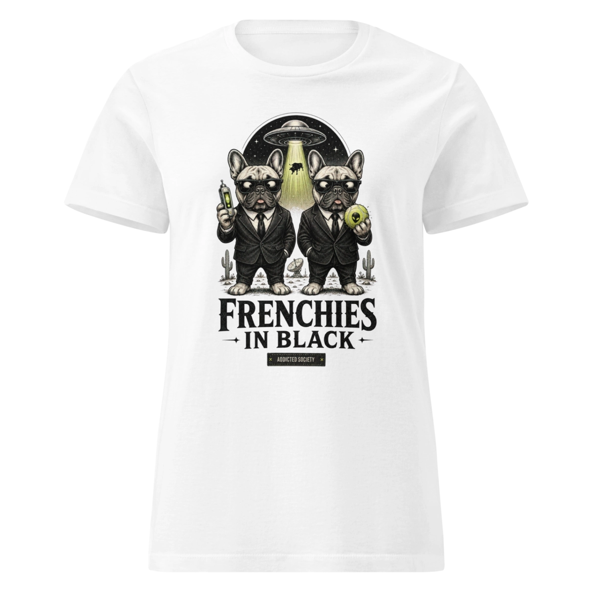 Frenchies in Black - Woman T-Shirt
